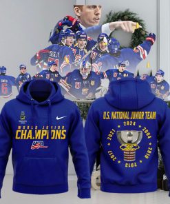 USA Hockey World Junior Champions 2024 Hoodie T Shirt