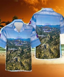 USAF 33rd Flying Training Squadron Beechcraft T_6 Texan II Hawaiian Shirt