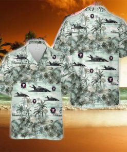 USAF 9th Fighter Squadron Flying Knights Lockheed Martin F_117A Nighthawk Hawaiian Shirt