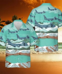 USAF Alaska Air National Guard 168th Air Refueling Squadron Boeing KC 135R Stratotanker Hawaiian Shirt Beach Lover Gift