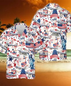 USAF Nightwatch Doomsday Boeing E 4B,4th Of July Hawaiian Shirt