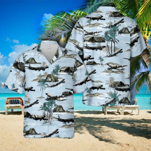 USAF RC 135 Rivet Joint Recon Airplane Hawaiian Shirt For Men And Women