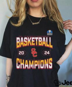 USC Trojans 2024 Pac 12 Women’s Basketball Conference Tournament Champions Three Pointer T Shirt