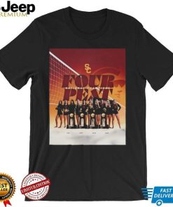 USC Trojans Four Peat 2021 2024 National Champions T Shirt
