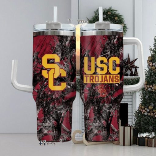 USC Trojans Realtree Hunting 40oz Tumbler