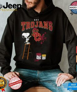 USC Trojans Snoopy Painting Shirt