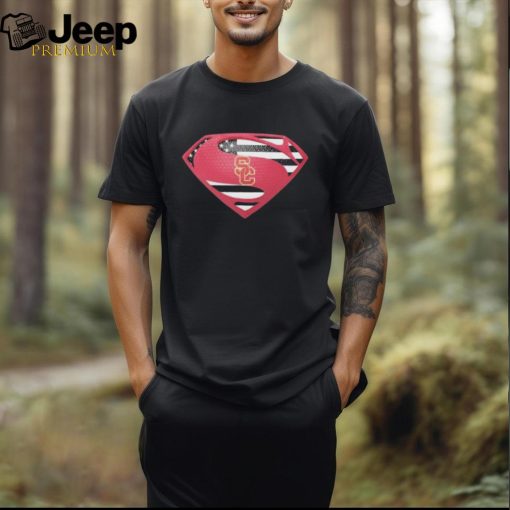 USC Trojans Superman logo shirt