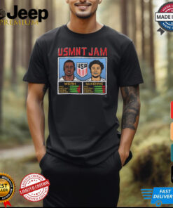 USMNT Jam Weah And McKennie USA team t shirt