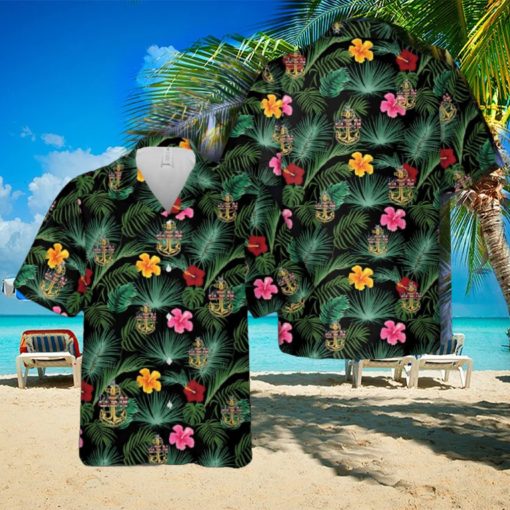 USN Senior Chief Coaster Hawaiian Shirt For Men And Women