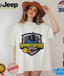 USSSA Indiana Fast Pitch Team Appreciation 2024 logo shirt