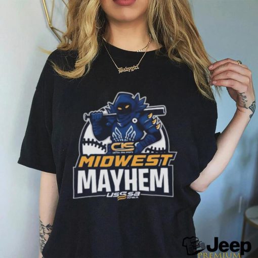 USSSA Iowa Baseball CIS Midwest Mayhem 2024 Logo Shirt