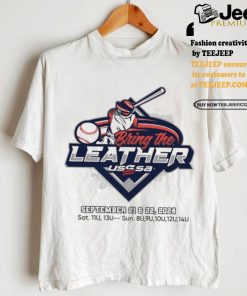 USSSA Virginia Baseball Bring the Leather 2024 logo shirt