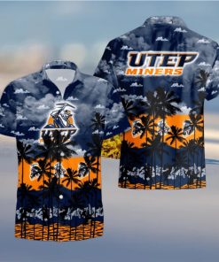 UTEP Miners Palms Tree Hawaiian Shirt