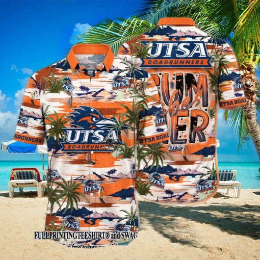 UTSA Roadrunners NCAA Flower Unique Full Print Hawaii Shirt And Tshirt