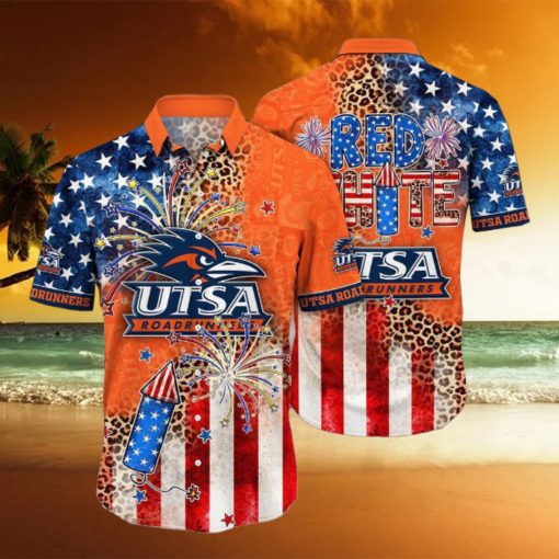 UTSA Roadrunners NCAA3 Hawaiian Shirt Independence Day Holidays For Men Women Gift