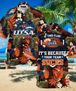 UTSA Roadrunners Summer Beach Hawaiian Shirt This Flag Offends You