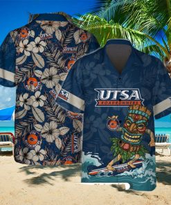 UTSA Roadrunners With Tiki Surfing 2024 Style Hawaiian Shirt