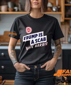 Uaw President Shawn Fain Trump Is A Scab Vote Harris T shirt