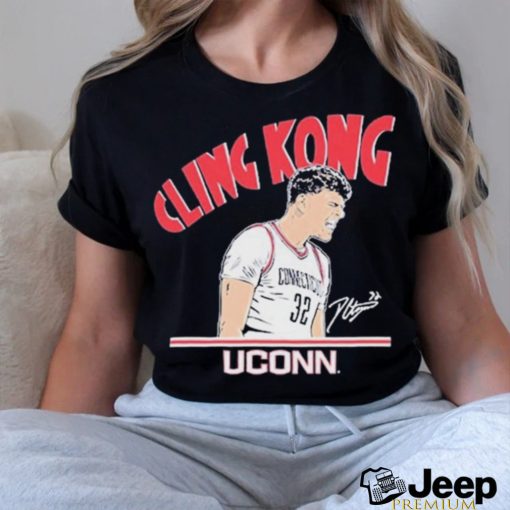 Uconn Basketball Donovan Clingan Cling Kong Shirt