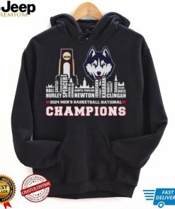 Uconn Huskies 2024 Men’s Basketball National Champions Players Name City Skyline Shirt