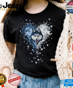 Uconn Huskies Crystal Heart Shirt