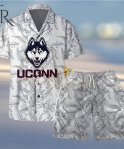 Uconn Huskies NCAA Men’s Basketball Final Four Pattern Hawaiian Set