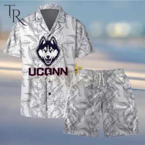 Uconn Huskies NCAA Men’s Basketball Final Four Pattern Hawaiian Set