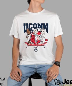 Uconn men's basketball 2024 national champions caricatures shirt