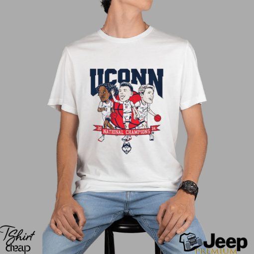 Uconn men’s basketball 2024 national champions caricatures shirt