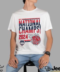 Uconn men's basketball 2024 national champions swish shirt