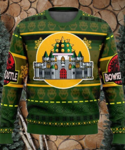 Ugly Christmas Sweater Bowser Castle Mario Bros
