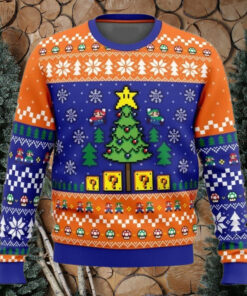 Ugly Christmas Sweater Bros Christmas Mario