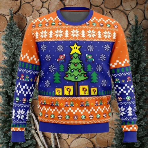 Ugly Christmas Sweater   Bros Christmas Mario