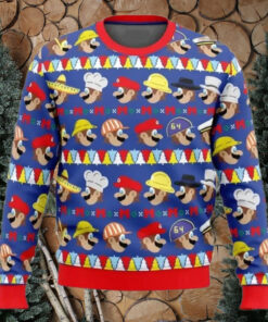 Ugly Christmas Sweater Do The Odyssey Mario Bros.