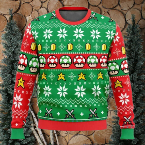 Ugly Christmas Sweater   Mario Bros