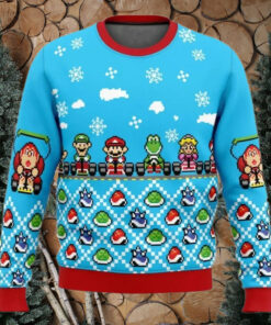 Ugly Christmas Sweater Mario Kart