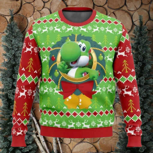 Ugly Christmas Sweater   Yoshi Mario Bros