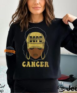Unapologetically Dope Cancer Queen Black Zodiac T Shirt