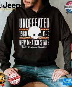 Undefeated 1960 110 new Mexico state border conference champions shirt