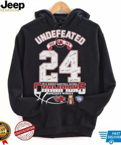 Undefeated 2024 38 0 Ncaa Women’s Basketball National Champions South Carolina Gamecocks Signatures Shirt