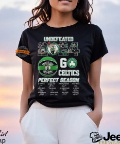 Undefeated 2024 Boston Celtics Perfect Season T Shirt