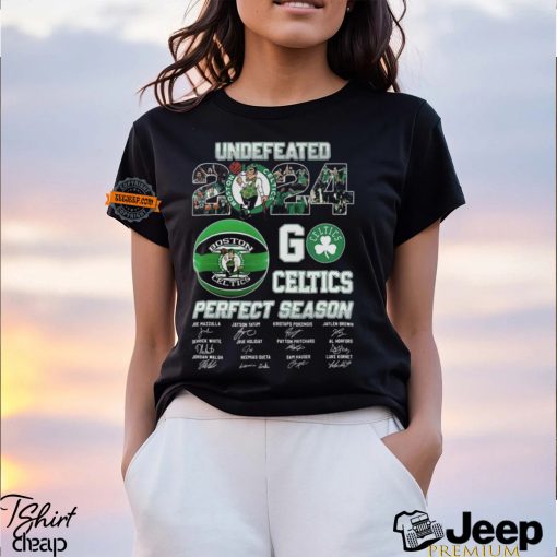 Undefeated 2024 Boston Celtics Perfect Season T Shirt