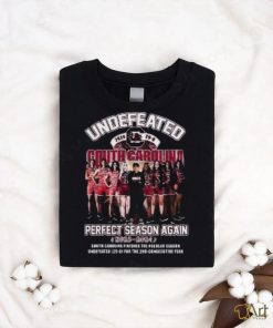 Undefeated 2024 South Carolina Gamecocks Perfect Season Tee Shirt