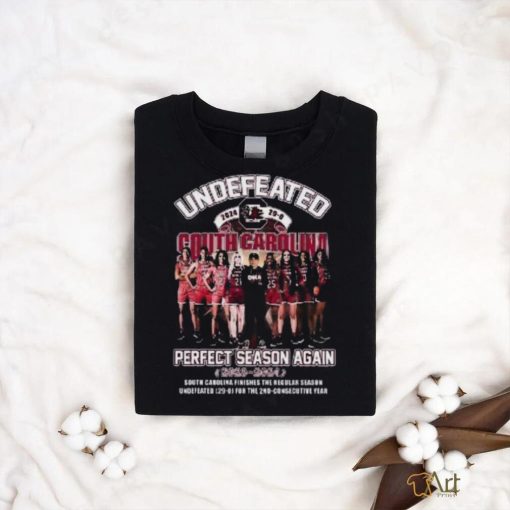 Undefeated 2024 South Carolina Gamecocks Perfect Season Tee Shirt