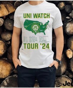 Uni Watch 25th Anniversary Tour Shirt