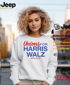 Unions For Harris Walz Afl Cio Shirt