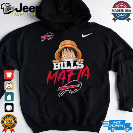 Unisex Buffalo Bills x Luffy One Piece T Shirt
