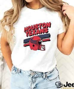 Unisex Homage Gray Houston Texans Striped Tri Blend T Shirt