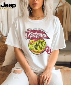 Unisex Natural Oklahoma Sooners 2024 NCAA Softball Women’s College World Series Champions Pennant Comfort Colors T Shirt