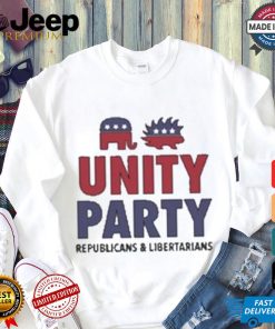 Unity Party Republicans And Libertarians T shirt